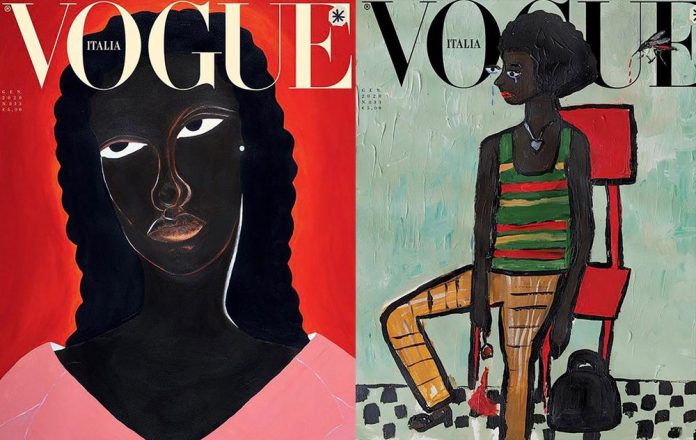 Vogue Italia’s Jan. 2020 covers. Photo by Vogue Italia