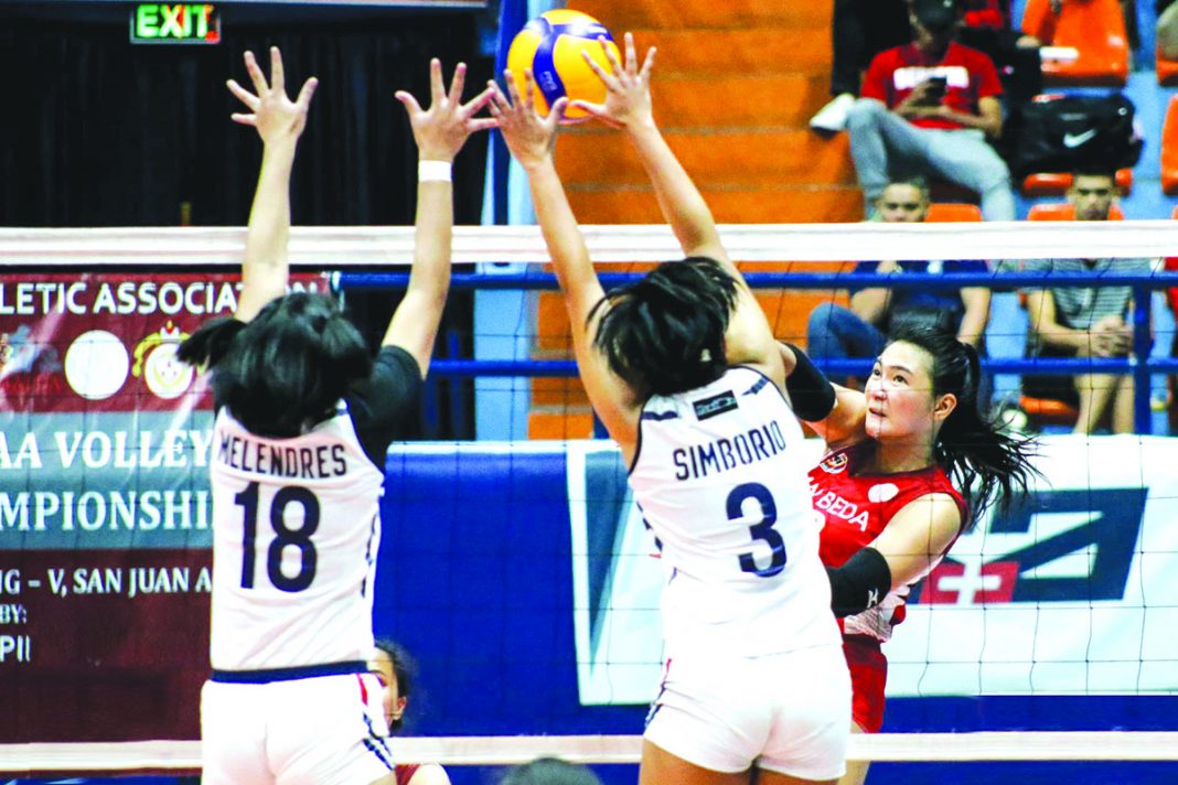 San Beda still undefeated in NCAA women’s volley