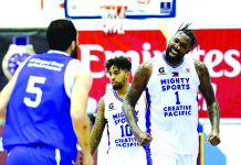 Former Gilas-Pilipinas import Andray Blatche has been instrumental in Mighty Sports 88-71 victory over Al Wathba Sports Club of Syria. CONTRIBUTED PHOTO