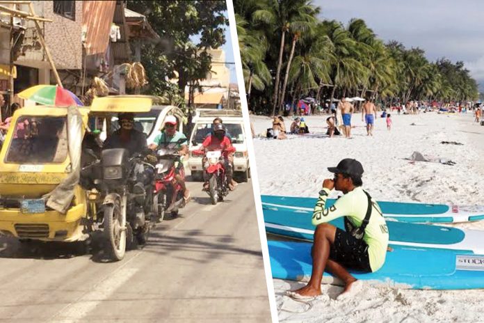 The threat from the novel coronavirus has affected tourism and workers’ livelihood in Boracay, Aklan. SCMP