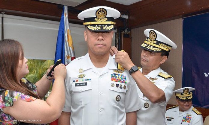 President Rodrigo Duterte named Fleet Commander Rear Admiral Giovanni Carlo Bacordo as the new Flag Officer-in-Command of the Philippine Navy. FILE PHOTO