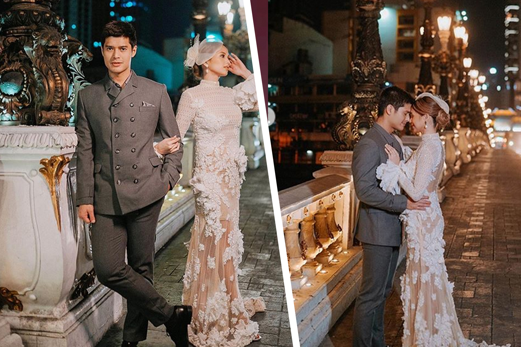 JC De Vera, Rikkah Cruz get classy in Manila prenup shoot