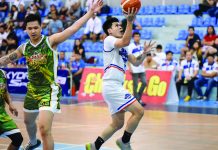 Manila Stars’ Carlo Lastimosa drives an uncontested layup. MPBL PHOTO