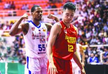 San Miguel-Alab Pilipinas’ Nick King spearheads Alab ignition with an 82-75 escape versus Saigon Heat at the Sta. Rosa Multi-Purpose Sports Complex in Laguna on Feb. 9. ABS-CBN SPORTS