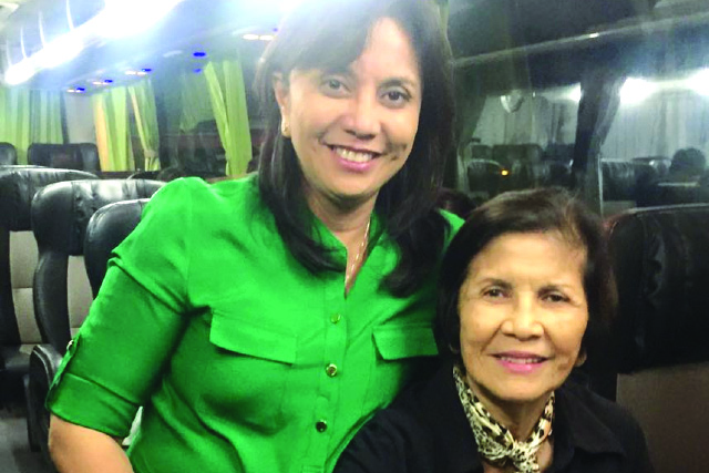 Salvacion Gerona, the mother of Vice President Leni Robredo, died on Saturday. Gerona, also known as Sally, was a teacher by profession. She taught in Universidad de Sta Isabel in Naga City, where Robredo finished elementary and high school. SALVACION GERONA VIA FACEBOOK