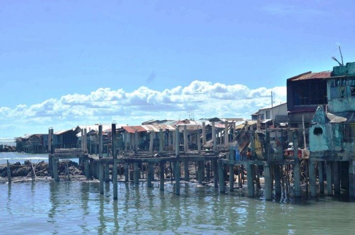 These are what remain of the coastal houses that fire destroyed in Barangay Gen. Hughes, Iloilo City on March 2, 2020. The displaced families are currently staying at the nearby Fort San Pedro National High School. IAN PAUL CORDERO/PN