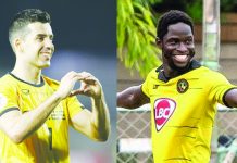 Ceres–Negros Football Club’s Bienvenido Marañon and Robert Lopez Mendy are both veterans of the Philippines Football League. They could soon play for the national team through naturalization. TEMPO.COM/FILE PHOTO