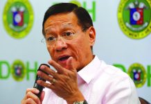 Health Secretary Francisco Duque says the number of persons suspected of carrying coronavirus disease 2019 is expected to climb daily due to government's tracing of those who interacted with patients infected with the illness. AP PHOTO/AARON FAVILA