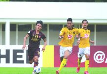 Kaya Futbol Club-Iloilo and PSM Makassar will have to wait before facing each other anew. The AFC has suspended indefinitely the 2020 AFC Cup matches. KAYA FUTBOL CLUB-ILOILO PHOTO