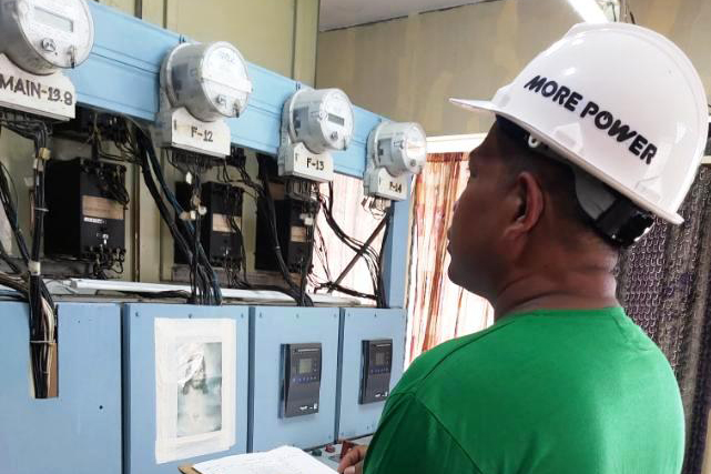 A former personnel of Panay Electric Co. for 19 years keeps his work at the Tabuc Suba substation. He was absorbed by MORE Electric and Power Corp. after the takeover on Feb. 28 by virtue of a Writ of Possession issued by the Regional Trial Court, Branch 23.