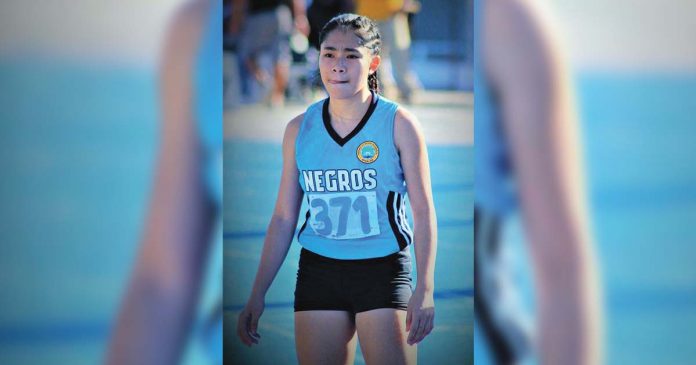 Negrense sprinter Hannah Jandra Delotavo. BORGE PORCEL