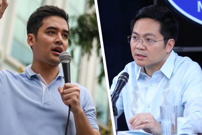 Pasig City Mayor Vico Sotto and Cabinet Secretary Karlo Nograles.