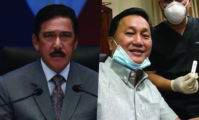 Senate President Vicente "Tito" Sotto III and Sen. Francis Tolentino clear the air on their use of limited test kits for the novel coronavirus after they received backlash online.