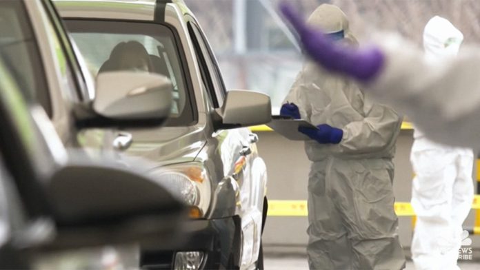 In South Korea, getting tested at a drive-through center is absolutely free and there’s no need to ever exit your vehicle. NBC News