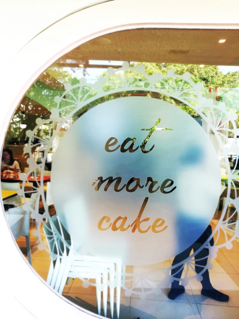 Right at the door of one of Bacolod City’s famous bakeries reads the words “Eat more cake” and we couldn’t agree more.