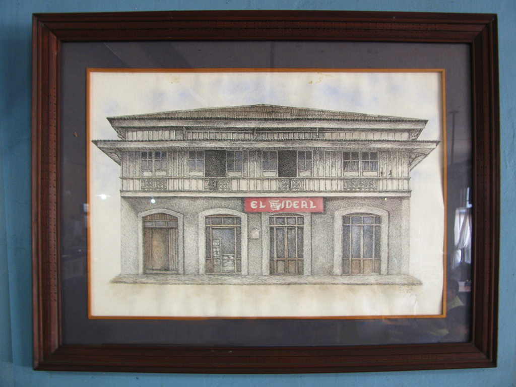 An old sketch of the Cesar Lacson-Locsin Ancestral House. Founded in the 1920’s, El Ideal Bakery is one of the oldest bakeshops in the region.