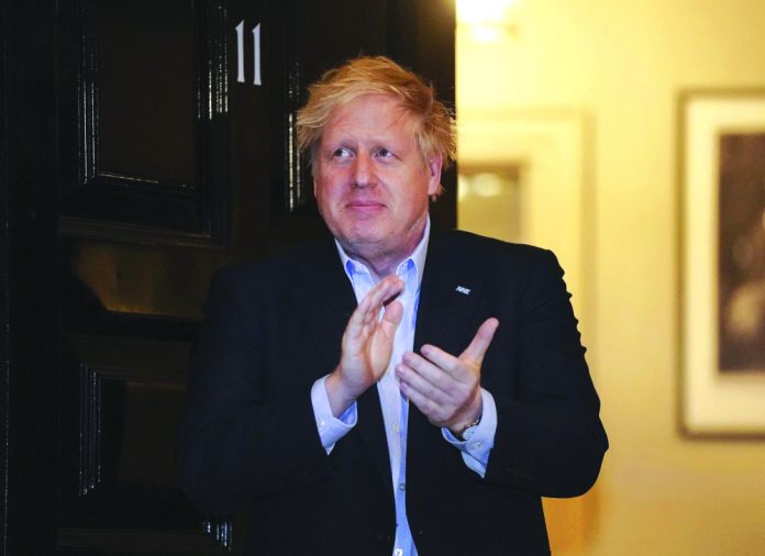 British Prime Minister Boris Johnson’s office says he is being admitted for tests because he still has symptoms 10 days after testing positive for the virus. AP