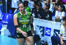 Guimarasnon volleybelle Jovelyn Gonzaga, a corporal in the Philippine Army is waiting for deployment orders along with her fellow Army Lady Troopers in the fight against the coronavirus disease 2019. Aside from her, other enlisted volleyball stars are in their respective mother units. TIEBREAKER TIMES