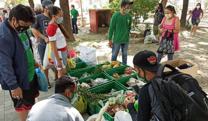 Barely two weeks since the start of Kadiwa markets in the cities of Bacolod and Iloilo, local farmers have already generated a total sale of P1,514,728.78. PHOTO BY JVDEGUZMAN, DA-RAFIS 6