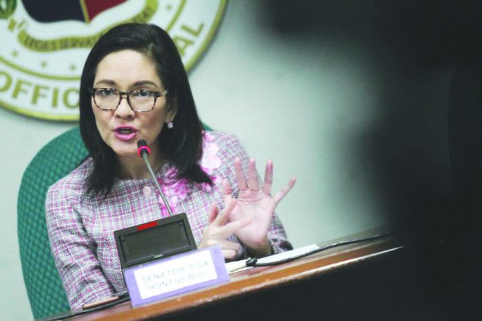 Sen. Risa Hontiveros says China’s reclamation operations and illegal fishing activities in the West Philippine Sea are still ongoing despite the coronavirus pandemic. ABS-CBN NEWS