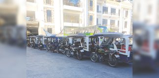 For violating orders of the enhanced community quarantine due to the coronavirus disease 2019 outbreak, police personnel in Kalibo, Aklan impound some 39 tricycle units. JUN AGUIRRE/PN