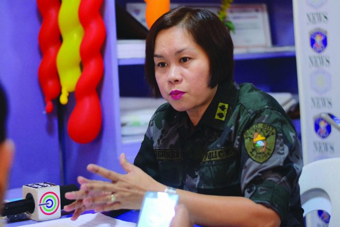 Police Major Shella Mae Sangrines, spokesperson of the Iloilo City Police Office (ICPO)