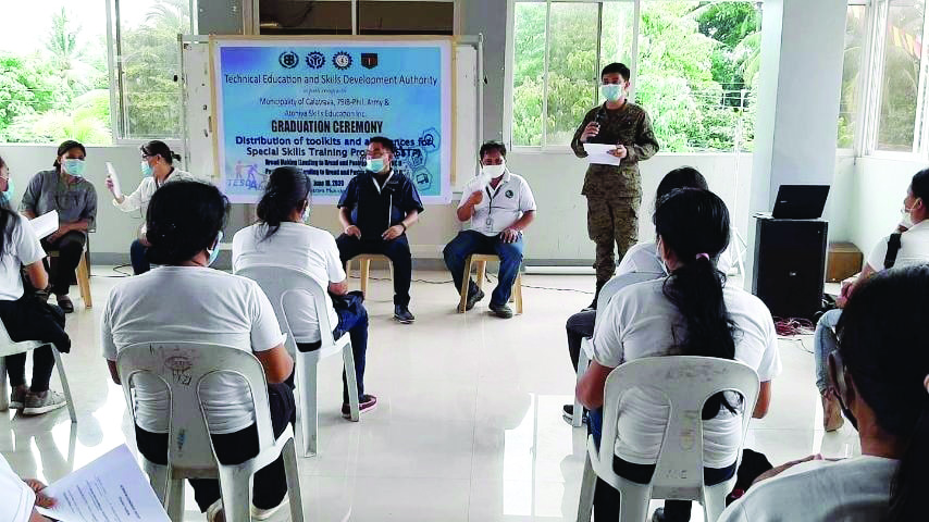 70 Ex-rebels, Kin In NegOcc Complete TESDA Skills Training