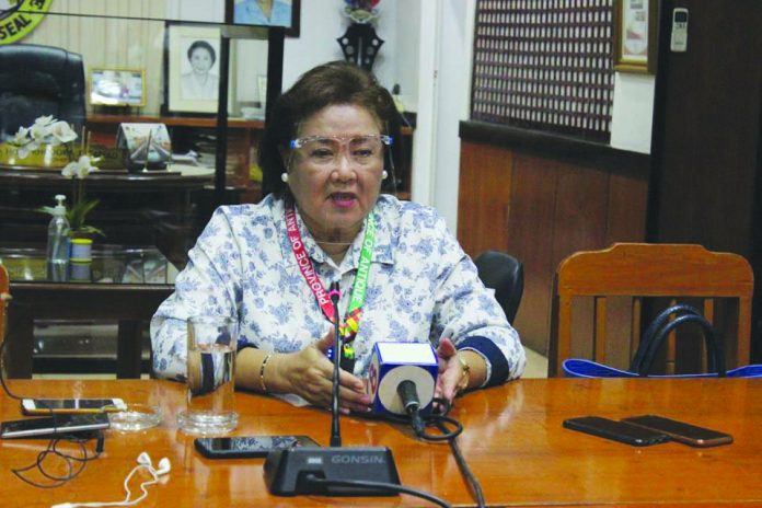 “I want Antiqueños to go back to work and I’d like the businesses to reopen but with protocol, of course,” says Gov. Rhodora Cadiao. PIA