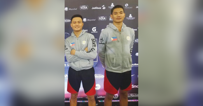 Six-foot-one guard Michael Jose Jayme (left) and six-foot-five center Rogelle Alvaladejo (right) will take their talents to University Athletic Association of the Philippines. They committed to play for the University of Santo Tomas Tiger Cubs. CONTRIBUTED PHOTO