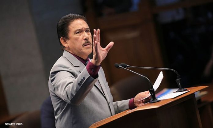 “Attention PNP: The Anti-Terror Law is in effect, with or without IRR!” says Senate President Vicente “Tito” Sotto. SENATE PUB