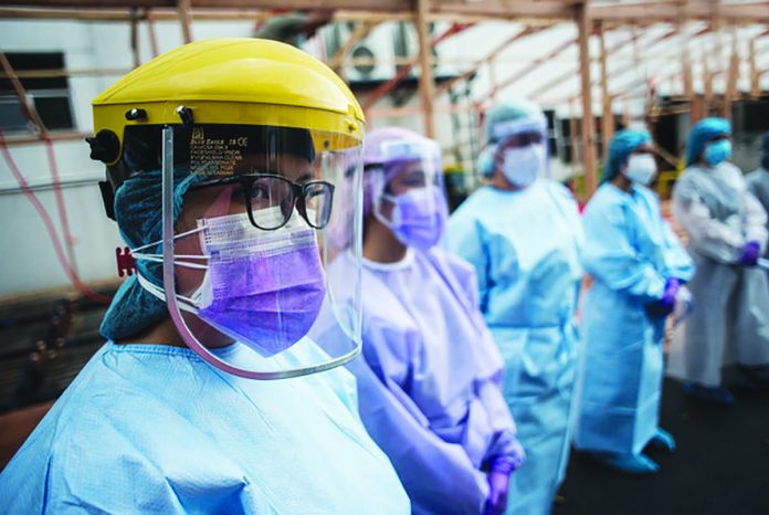 Department of Trade and Industry Secretary Ramon Lopez says that prioritizing locally-made products such as personal protective equipment will help in saving jobs for Filipinos and Philippine-based firms amid this challenging business environment due to the COVID-19 pandemic. RAPPLER