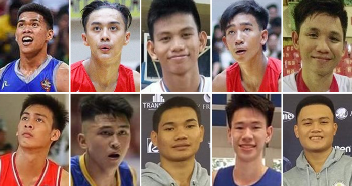 (First row from left) Mark Nonoy, Dave Bagatnan, Aldave Canoy, Cedrick Manzano, and Christian Manaytay. (Second row from left) Julian Puerto, Leobert Casinillo, Rogelle Alvaladejo, Daniel Coo, and Michael Jayme. WINMEL LEE/ANTHONY SURALTA