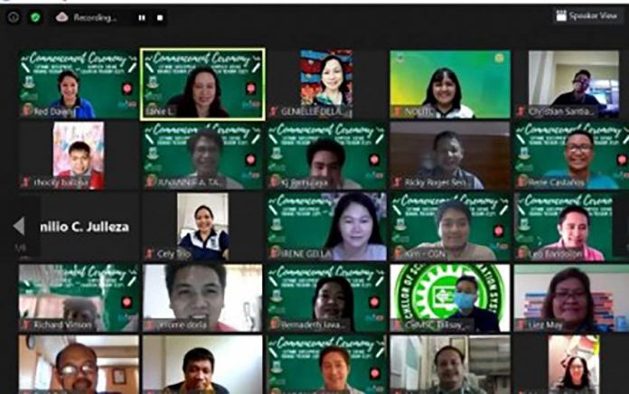 The Capitol-run Negros Occidental Language and Information Technology Center based in Bacolod City holds its first virtual graduation rites for 170 trainees in two courses on Aug. 26. The graduates include 70 under the Software Development Training Program and 100 senior high school teachers who attended the Computer Science Education Program. NOLITC VIA PNA