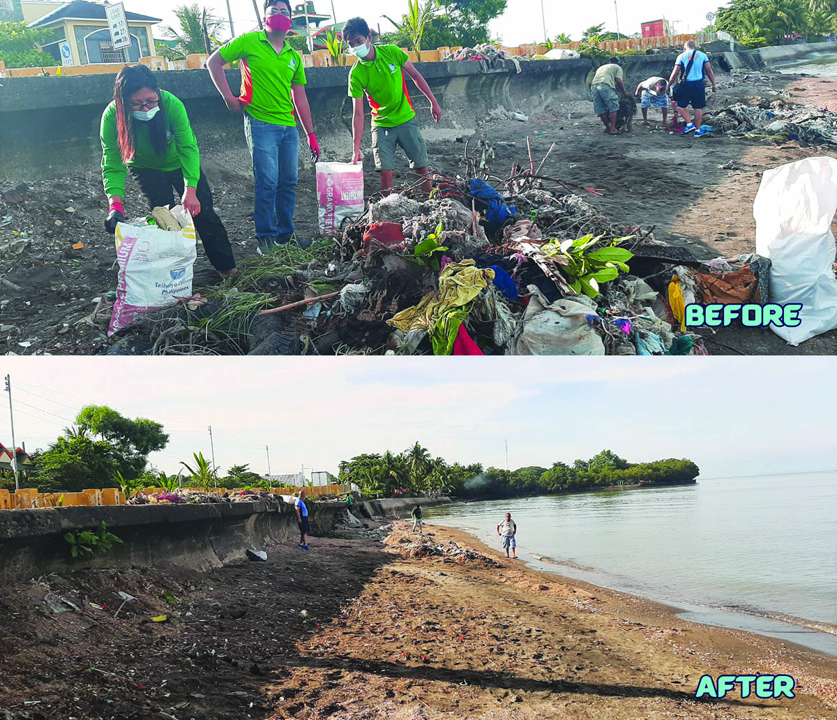 CENRO Bago City supports LGU, PNP coastal clean-up drives