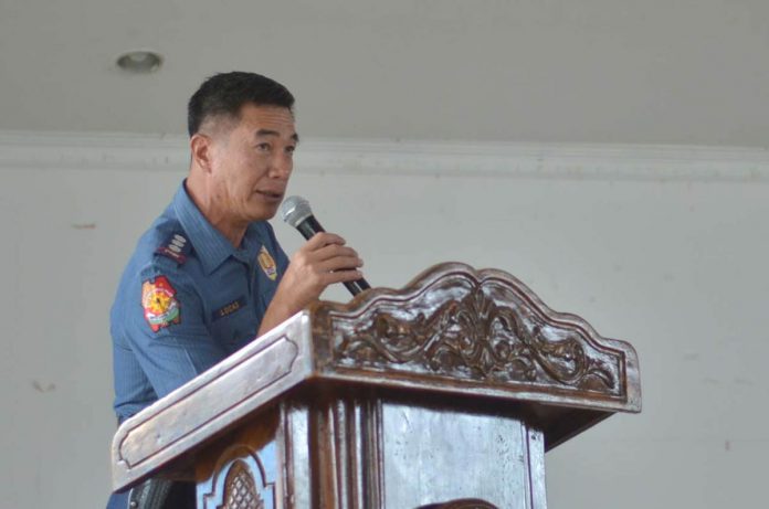 “We are working to trap the scammer who used the same racket against my predecessors,” says Colonel Paul Kenneth Lucas, Iloilo Police Provincial Office director. IAN PAUL CORDERO/PN