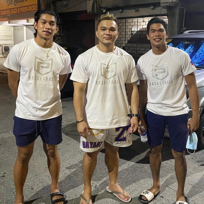 Vince Deo Cuajao (left) and Mark Nonoy (right) were joined by manager Jackson Chua of Phenom Sports Management. PHOTO COURTESY OF JACKSON CHUA