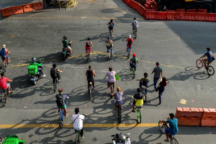 The labor department will give away free bikes nationwide to those who wish to work as food couriers, Labor Secretary Silvestre Bello said Thursday. ABS-CBN NEWS