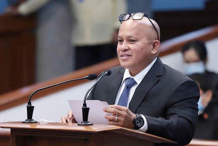 Sen. Ronald Dela Rosa files a resolution urging the Senate to investigate the removal of some pro-government and anti-communist pages on Facebook. SENATE PRIB