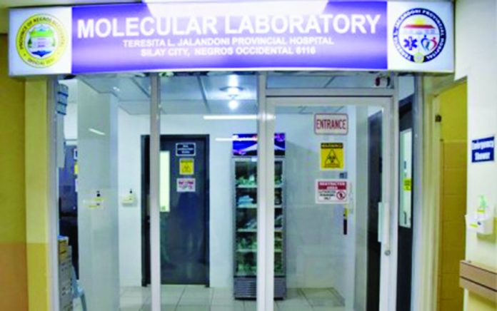The Teresita Lopez Jalandoni Provincial Hospital Molecular Laboratory in Silay City, Negros Occidental. PIO NEGROS OCCIDENTAL