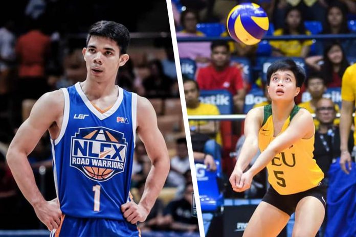 Ilonggos Emman Monfort (left) and Ria Duremdes, despite undersized, stand tall in Manila sports leagues. PHOTOS COURTESY OF NLEX ROAD WARRIORS AND TAMARAWS SPORTS.