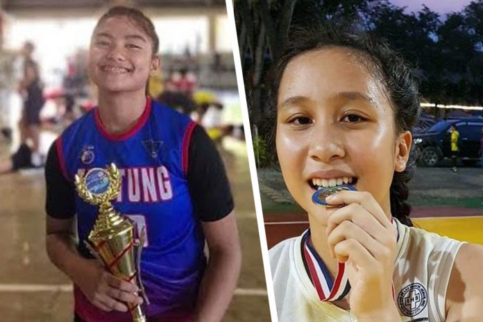 While they were already volleyball standouts at their young age, Ilongga volleybelles Ana Hermosura (left) and Kaye Nobleza said they would still prioritize education. CONTRIBUTED PHOTOS