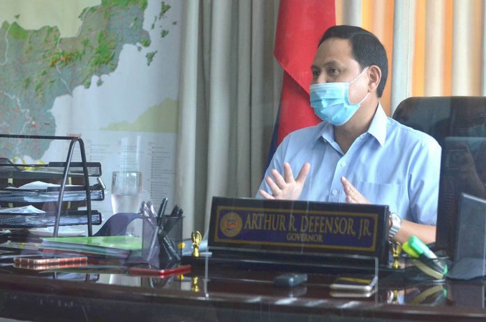 “[Dapat] calculated ang aton pagbukas,” says Gov. Arthur Defensor Jr. of Iloilo province. He is still not inclined to accept tourists, especially from critical areas or those with high cases of coronavirus disease 2019. IAN PAUL CORDERO/PN