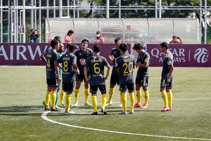 Kaya Futbol Club-Iloilo is aiming to secure second place in the 2020 Philippines Football League when it faces champion United City Football Club at the PFF National Training Center in Carmona, Cavite tonight. PHOTO COURTESY OF KAYA-ILOILO