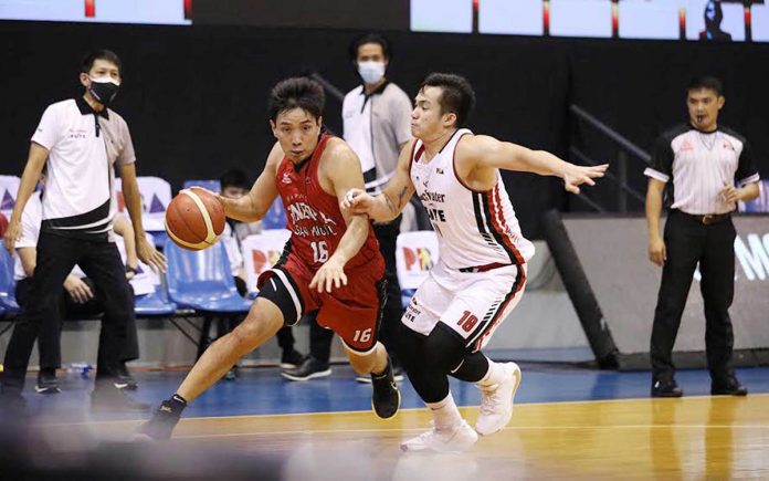 Negrense forward Jeffrei Chan’s service is doubtful when Barangay Ginebra San Miguel Kings face Meralco Bolts in their 2020 PBA Philippine Cup semifinals. PBA PHOTO