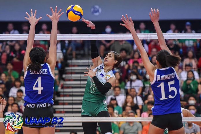 UAAP women’s volleyball players will have to wait a little longer before returning to the court after the league decided to cancel the entire Season 83. UAAP PHOTO