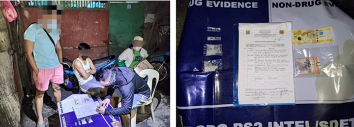 Antidrug operatives conduct an inventory of the suspected illegal drugs seized from 40-year-old Dennis Britania in Barangay, Bacolod City on Jan. 5. BCPO