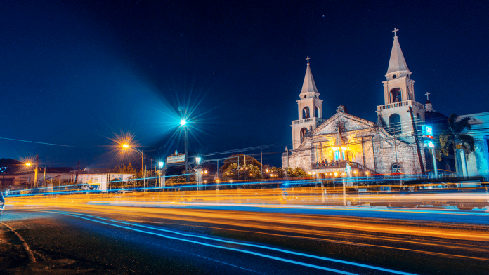 Commonly known as the Jaro Cathedral, the National Shrine of Nuestra Señora de la Candelaria (Our Lady of Candles) in Jaro, Iloilo City stands formidable since 1874. Atop the balcony of the cathedral is a stone image of the Virgin Mary. Emmanuel Julabar