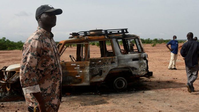 The aftermath of an attack in August in Niger, which has suffered a number claimed by jihadist groups. GETTY IMAGES