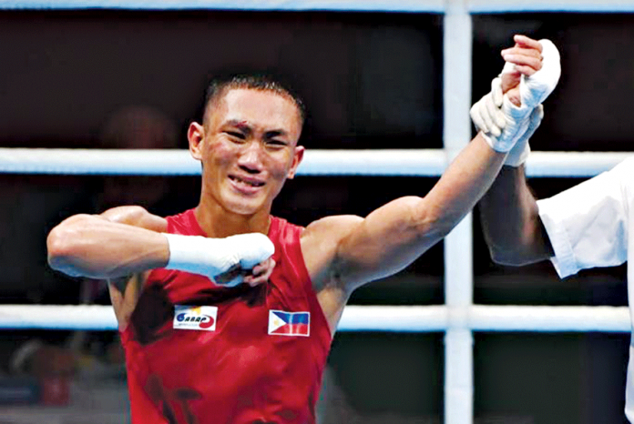 Negrense boxer Rogen Ladon is one of the Filipino boxers hoping to qualify to the 2020 Tokyo Olympics. ASIAN GAMES