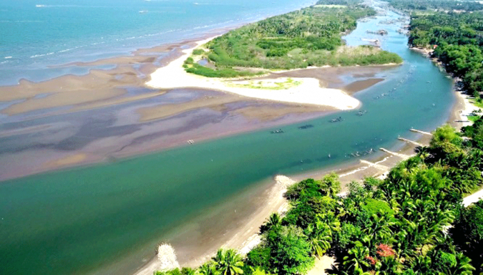 Aerial captured photo of the Negros Occidental Coastal Wetlands Conservation Area, a coastal type of wetland that covers almost 110 kilometers of coastline in Negros Occidental. VINCE RAY YULO